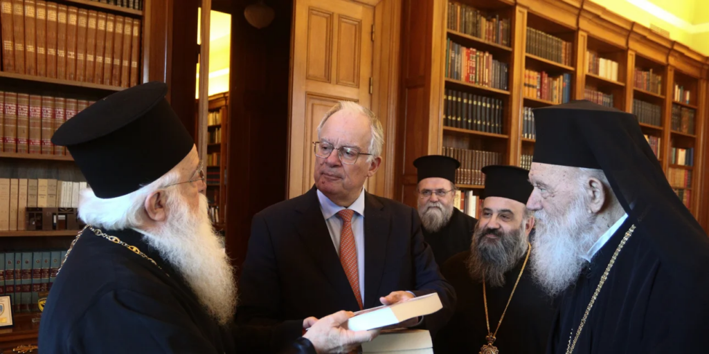 Με τον Αρχιεπίσκοπο Ιερώνυμο συναντήθηκε σήμερα ο Πρόεδρος της Δημοκρατίας