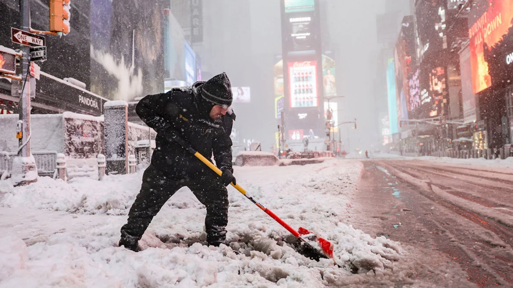 Θάβεται κάτω από το χιόνι η Νέα Υόρκη - Σε κατάσταση έκτακτης ανάγκης η πόλη