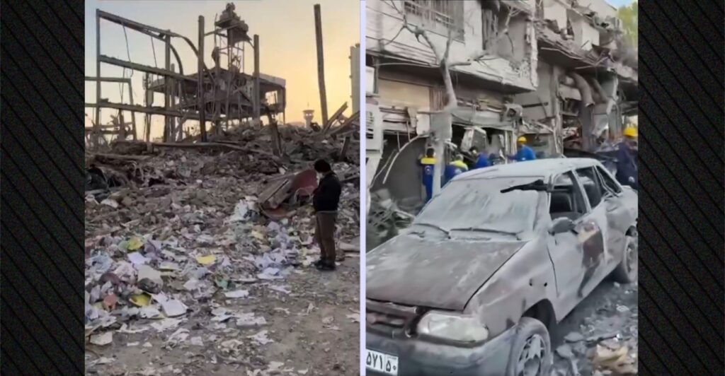 Βομβαρδισμένο τοπίο η Τεχεράνη: Ισοπεδωμένα κτίρια, τραυματίες και απεγκλωβισμοί μετά τις επιθέσεις ΗΠΑ - Ισραήλ