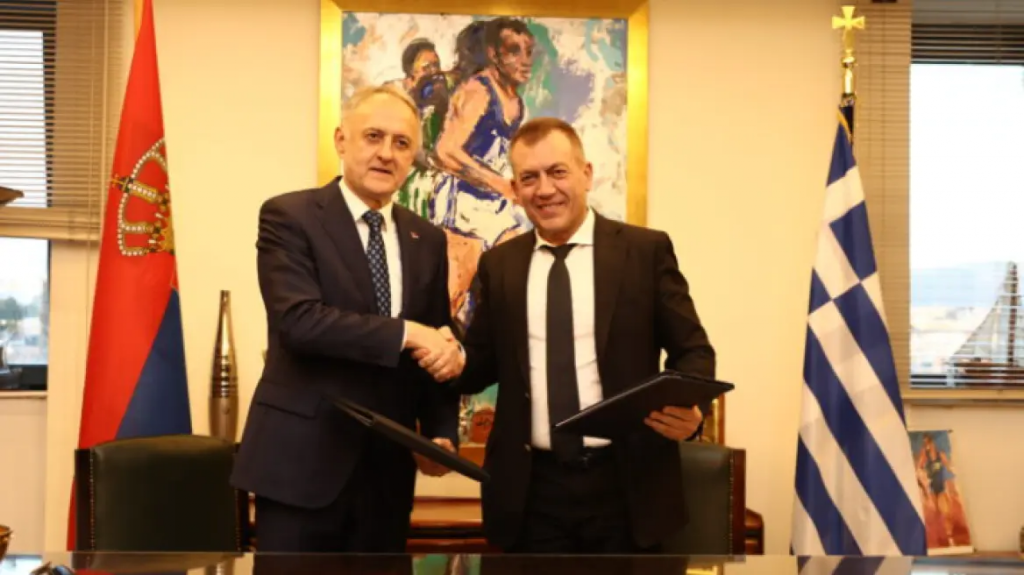 Μνημόνιο Συνεργασίας Ελλάδας - Σερβίας υπέγραψαν ο Γιάννης Βρούτσης και ο Ζόραν Γκάιτς