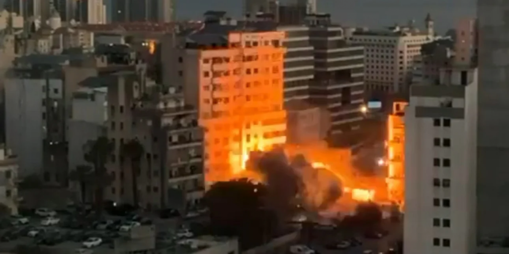 Λίβανος: Κατάρρευση κτιρίου στη Βηρυτό από ισραηλινό χτύπημα - Δείτε το βίντεο