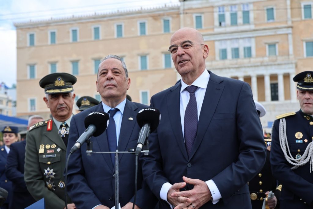 Νίκος Δένδιας: Οι Ένοπλες Δυνάμεις εξελίσσονται παρέχοντας το αγαθό της ασφάλειας στον Ελληνισμό