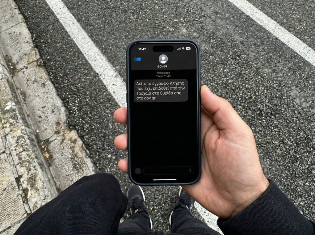 Ξεκίνησε η αποστολή προστίμων μέσω του Gov.gr Wallet από τις νέες κάμερες με AI