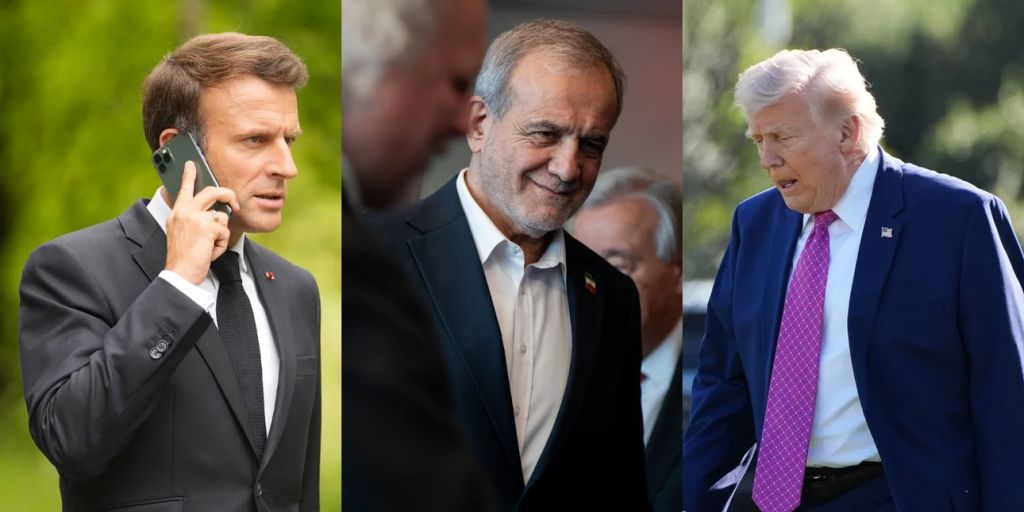 Ο Εμανουέλ Μακρόν είχε τηλεφωνική επικοινωνία με τον Ντόναλντ Τραμπ και τον Μασούντ Πεζεσκιάν για τα Στενά του Ορμούζ