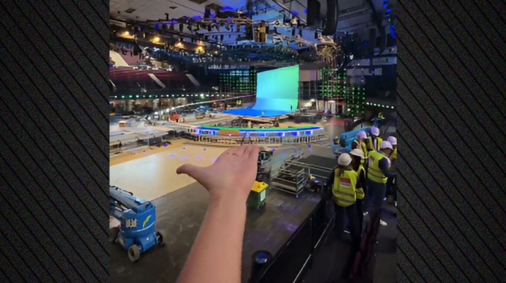 Η σκηνή της φετινής Eurovision υπό κατασκευή - Βίντεο