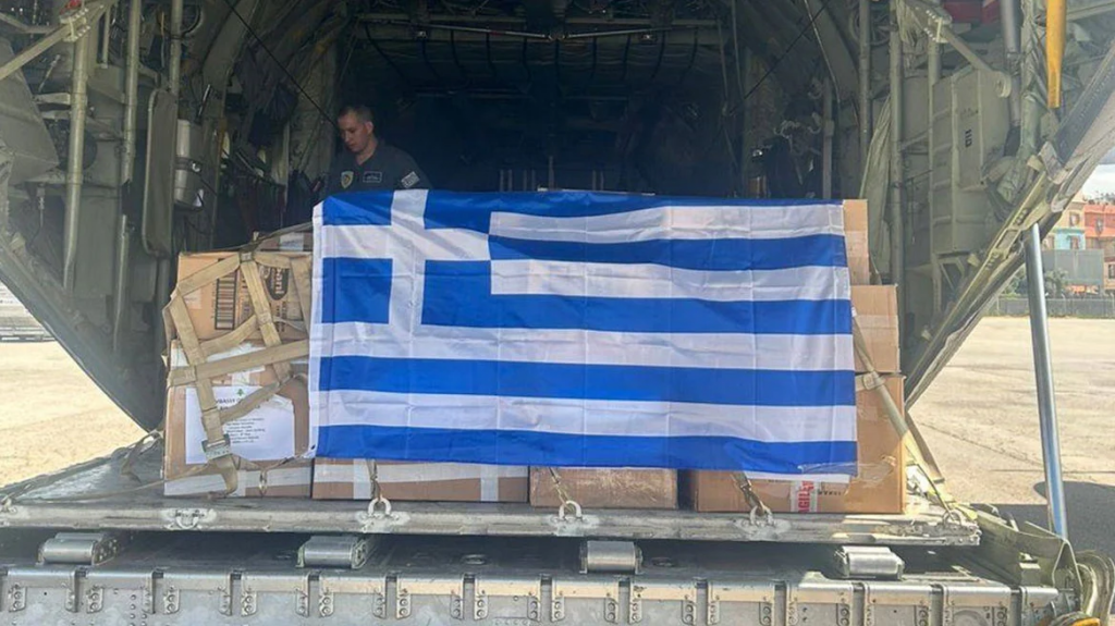 Ανθρωπιστική βοήθεια στον Λίβανο με αεροσκάφος της Πολεμικής Αεροπορίας έστειλε η Ελλάδα - Βίντεο