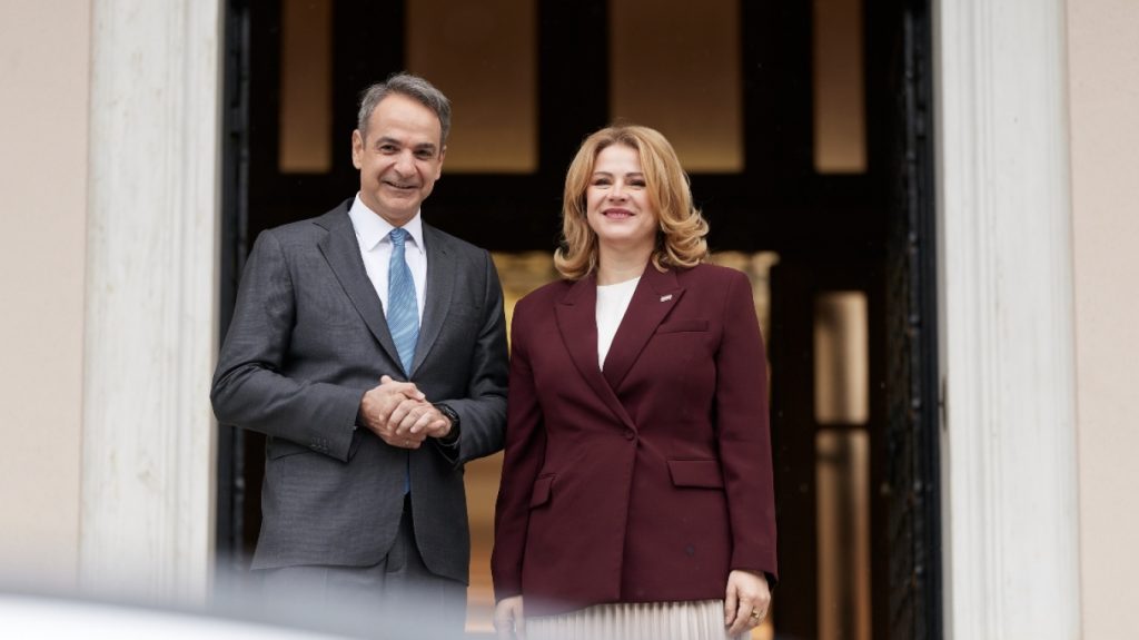 Συνάντηση Μητσοτάκη με την πρωθυπουργό της Λετονίας στο Μαξίμου: Τι συζήτησαν - ΒΙΝΤΕΟ