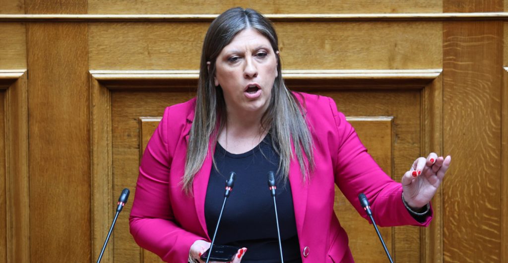 Ζ. Κωνσταντοπούλου: Τα ΄βαλε με Δουδωνή για την Αρχή Προστασίας Δεδομένων και με Καιρίδη για τη Γάζα