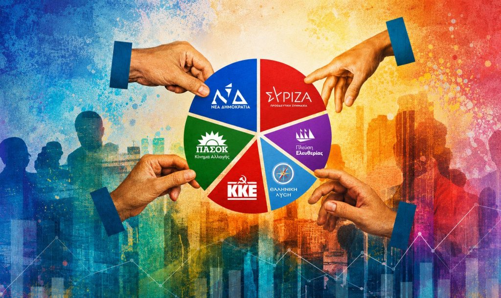 Δημοσκόπηση Prorata: Στο 24% η ΝΔ, στο 14,5% η ΕΛΑΣ – Tέταρτο το ΠΑΣΟΚ με 8,5% πίσω από την Καρυστιανού