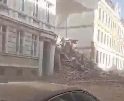 Τρεις αγνοούμενοι μετά την κατάρρευση κτιρίου στη Σαξονία