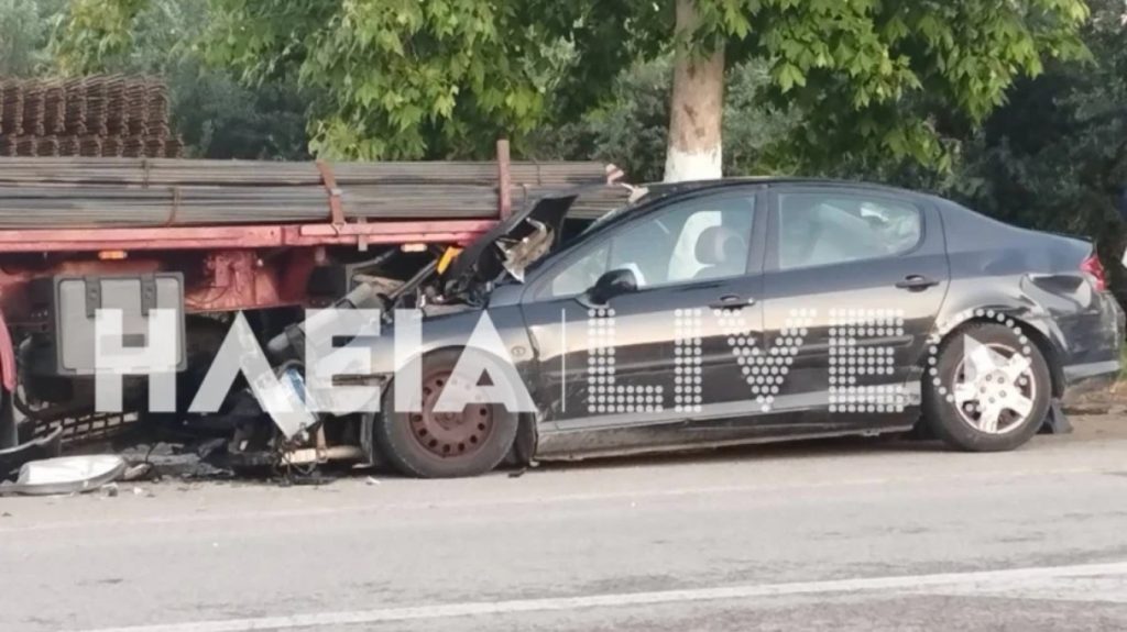 Ζαχάρω: Δεύτερο τροχαίο με πρόσκρουση ΙΧ σε νταλίκα τα ξημερώματα, μέσα σε λίγες ώρες