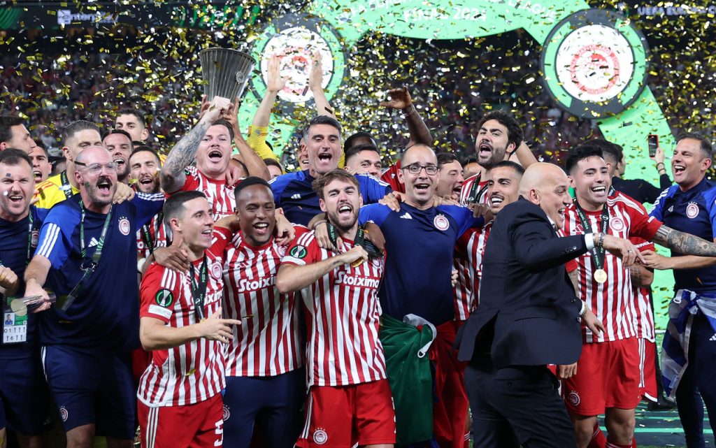 <br>ÏËÕÌÐÉÁÊÏÓ – ÖÉÏÑÅÍÔÉÍÁ <br>(ÔÅËÉÊÏÓ CONFERENCE LEAGUE 2023-2024)<br><br>OLYMPIAKOS – FIORENTINA