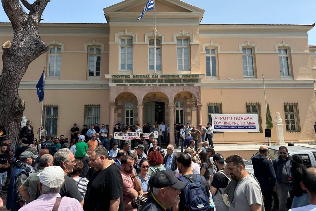 Κλιμακώνουν τον αγώνα τους οι κτηνοτρόφοι της Λέσβου