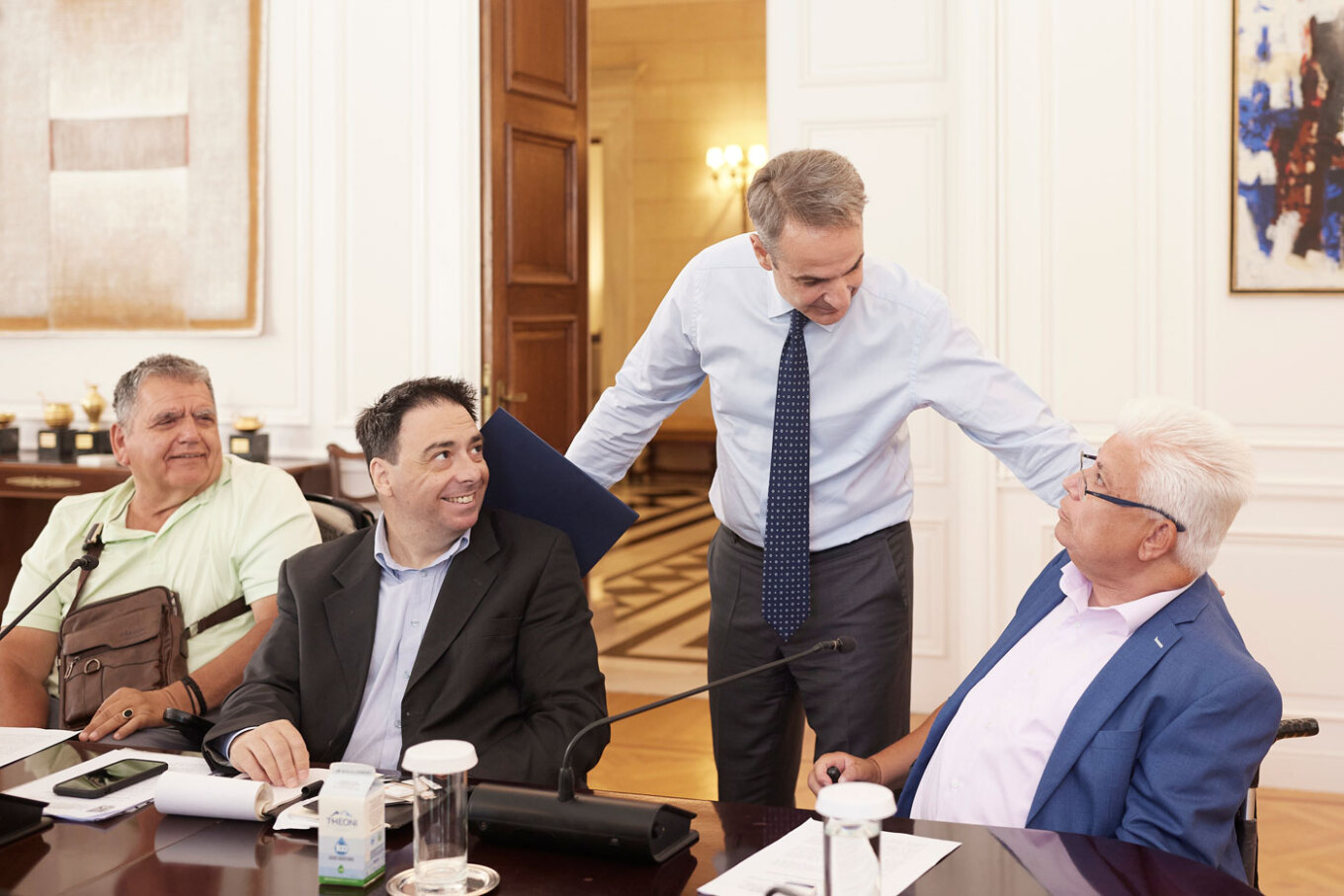 Κ. Μητσοτάκης: Συνάντηση με την αντιπροσωπεία του Πανελλήνιου Συλλόγου Παραπληγικών