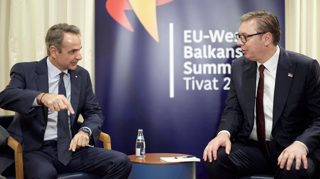 Με τον πρόεδρο της Σερβίας συναντήθηκε ο Κυριάκος Μητσοτάκης - Συζητήθηκε η ενεργειακή συνεργασία και στήριξη της ευρωπαϊκής πορείας της Σερβίας