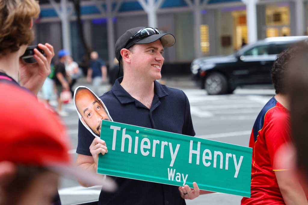 Thierry Henry Street Sign unveiled in New York