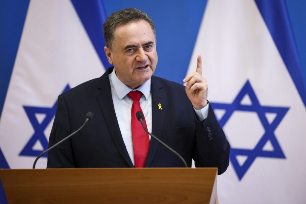 Ίσραελ Κατζ: «Δεν αποχωρεί το Ισραήλ από τον νότιο Λίβανο, αν το Ιράν μας επιτεθεί, θα απαντήσουμε»