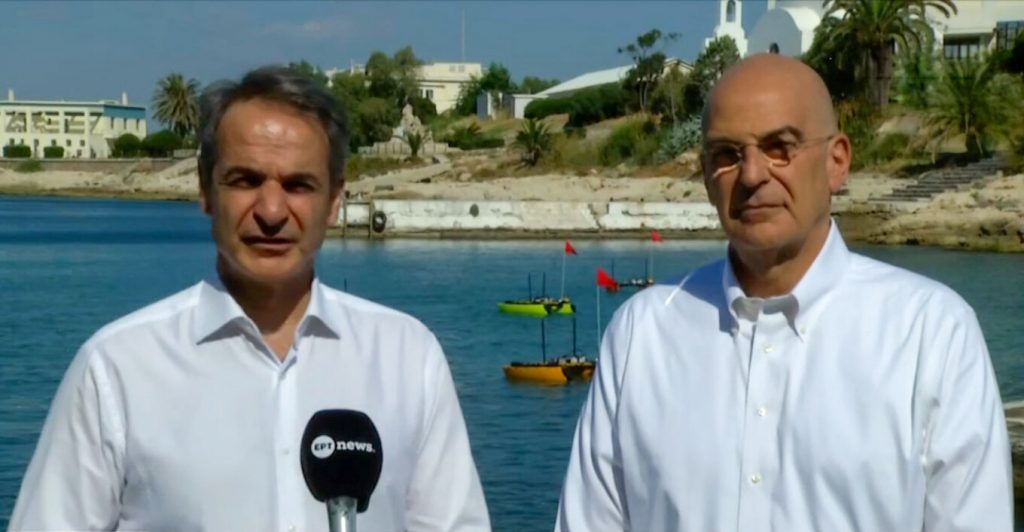 Κ. Μητσοτάκης και Ν. Δένδιας στην Σχολή Ναυτικών Δοκίμων για τη σύμπραξη του πανεπιστημίου ΜΙΤ με τις Ένοπλες Δυνάμεις