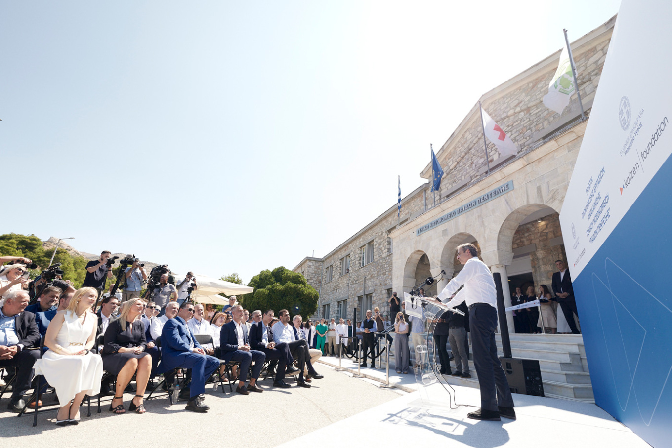 Κυριάκος Μητσοτάκης: Μετατρέψαμε το ταλαιπωρημένο Παίδων Πεντέλης σε ένα υπερσύγχρονο παιδιατρικό νοσοκομείο