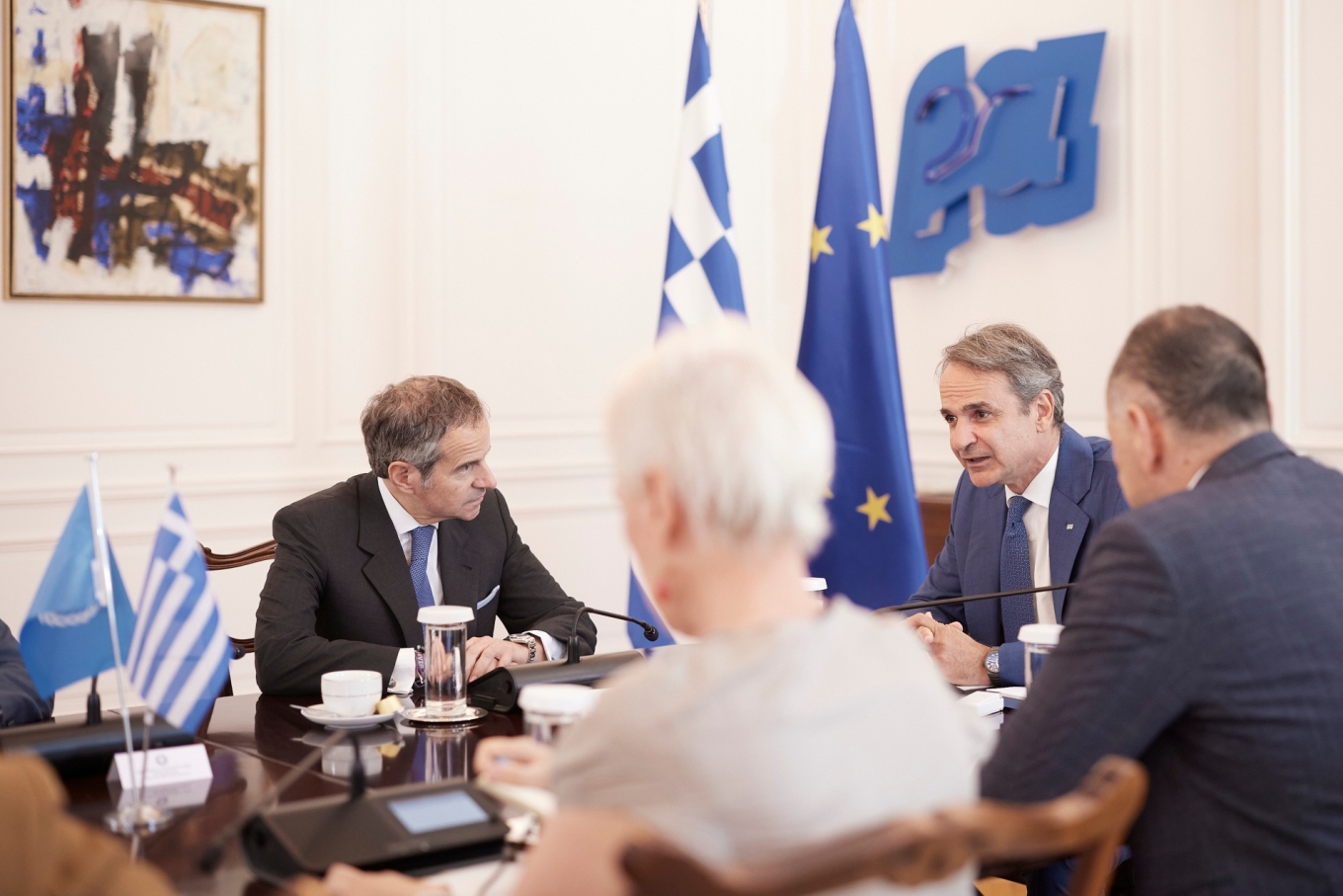Κ. Μητσοτάκης: Συνάντηση με τον Γενικό Διευθυντή του Διεθνούς Οργανισμού Ατομικής Ενέργειας - Όλα όσα συζήτησαν