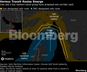 map bloomberg Hormuz