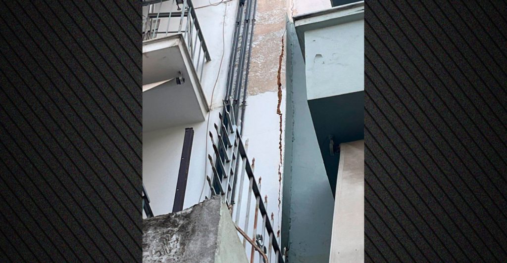 Ρωγμές και καθιζήσεις σε πολυκατοικίες στην Κυψέλη λόγω του μετροπόντικα για τη Γραμμή 4 του Μετρό