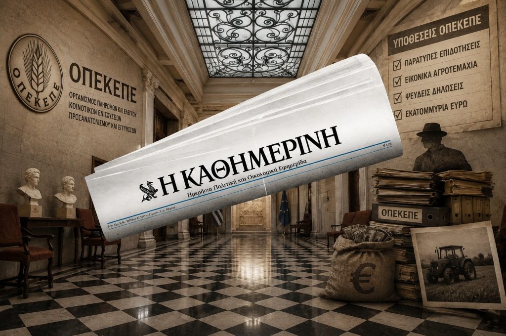 Το «καμπανάκι» της Καθημερινής που πάγωσε το Μαξίμου - Το άρθρο-ράπισμα για την αλαζονεία στον ΟΠΕΚΕΠΕ και το τέλος των κυβερνητικών πανηγυρισμών