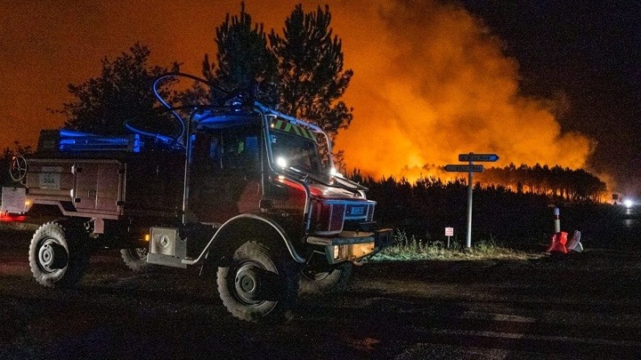 Φωτιές Γαλλία Μπορντό