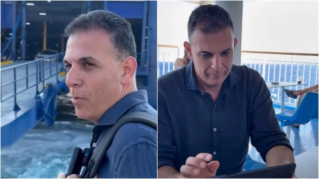 Γ. Καραμέρος: Ανακοίνωσε από το πλοίο την εγγραφή του στην ΕΛΑΣ του Τσίπρα - «Όχι στην πρώτη θέση, στο κατάστρωμα»