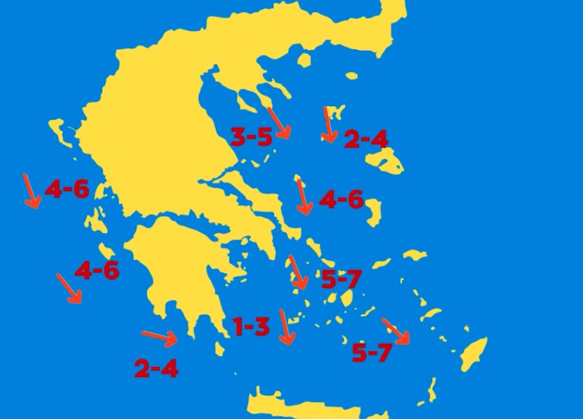 Καιρός: Τα μελτέμια επιστρέφουν και ανεβάζουν τον κίνδυνο πυρκαγιών - Καμία ένδειξη για καύσωνα