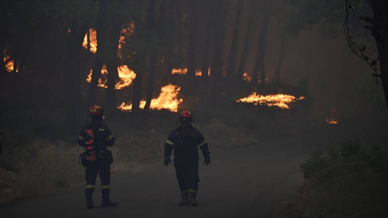 Μαίνεται η φωτιά στη Δυτική Αττική: Εκκένωσεις προς Μέγαρα και Νέα Πέραμο - Δεν μπορούν να πετάξουν τα αεροσκάφη