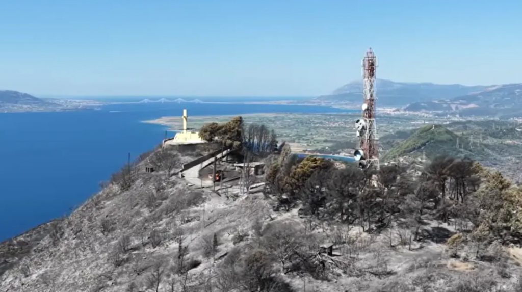 Drone κατέγραψε την καταστροφή που άφησε πίσω της η φωτιά στη Φωκίδα