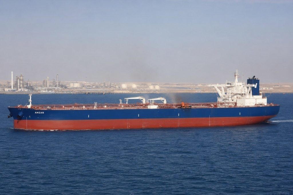 Το VLCC που χτυπήθηκε έξω από το Yanbu στην Ερυθρά Θάλασσα είναι το Amzan της σαουδαραβικής Bahri