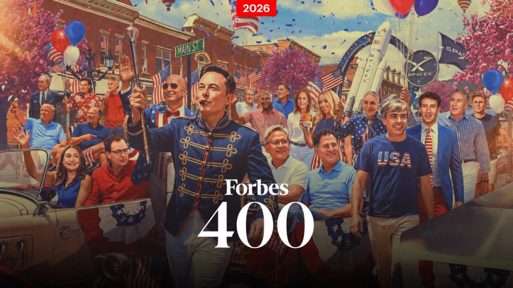 Forbes 400: Οι 34 νέοι δισεκατομμυριούχοι της Αμερικής – Η ΑΙ γεννά τη νέα ελίτ του πλούτου