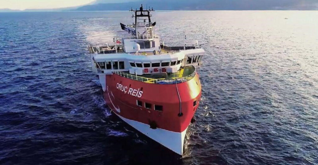 Navtex από την Τουρκία για έρευνες του Oruc Reis σχετικά με αγωγό φυσικού αερίου προς τα Κατεχόμενα