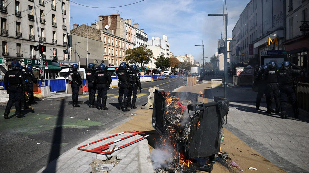 Γαλλία: Επεισοδιακές οι διαδηλώσεις των μαθητών - Συγκρούστηκαν με την αστυνομία - Βίντεο