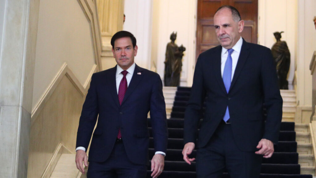Μάρκο Ρούμπιο: Το βίντεο του ΥΠΕΞ των ΗΠΑ με τη συνάντηση με τον Γεραπετρίτη, τον αγιασμό στην Πρεσβεία και την ομιλία στην Πνύκα