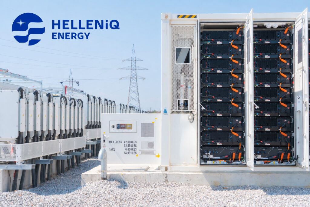 HELLENiQ ENERGY: Πρεμιέρα για το πρώτο μεγάλο πάρκο μπαταριών στη Θεσσαλονίκη