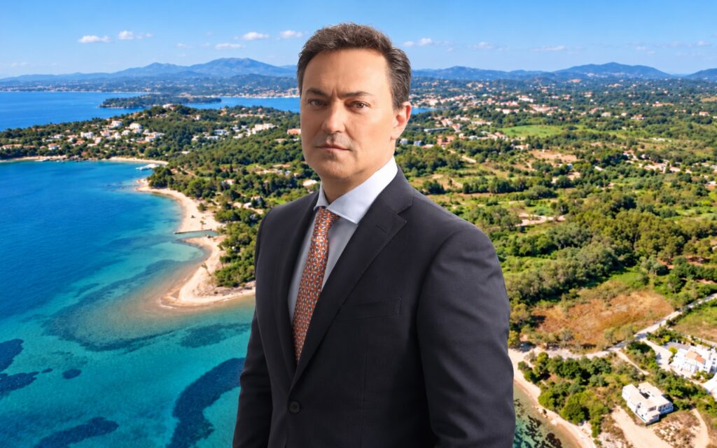 Από το Ελληνικό στο ιστορικό Κτήμα Μέρλιν: Ο Οδυσσέας Αθανασίου δημιουργεί το «Ελληνικό του Ιονίου» στην Κέρκυρα με τον Βίκτωρα Ρέστη και μεγάλο αμερικανικό Fund
