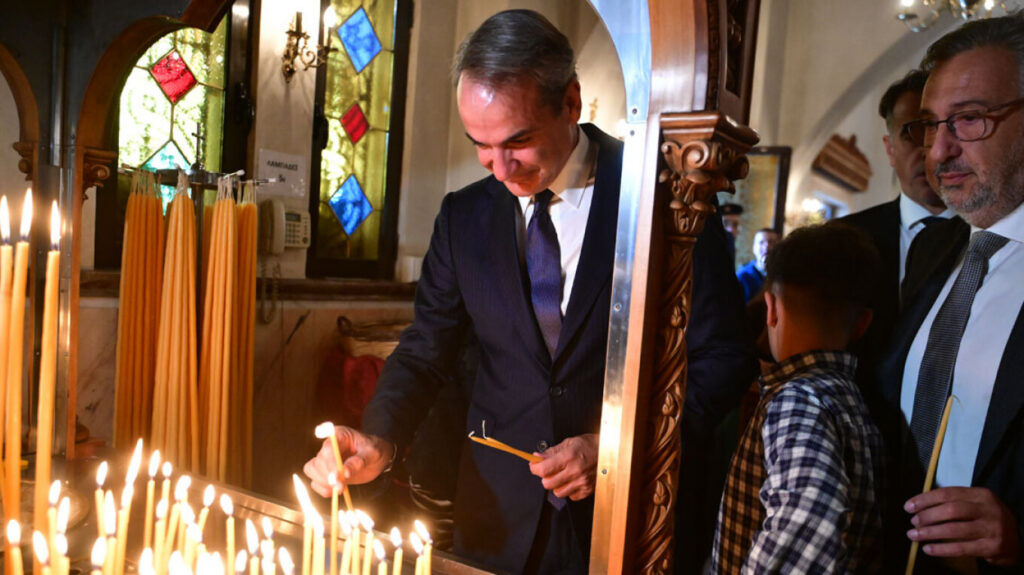 Στον Άγιο Δημήτριο ο Πρωθυπουργός - Τα συγχαρητήρια από τον Αρχιεπίσκοπο Αυστραλίας για τη Μονή Σινά